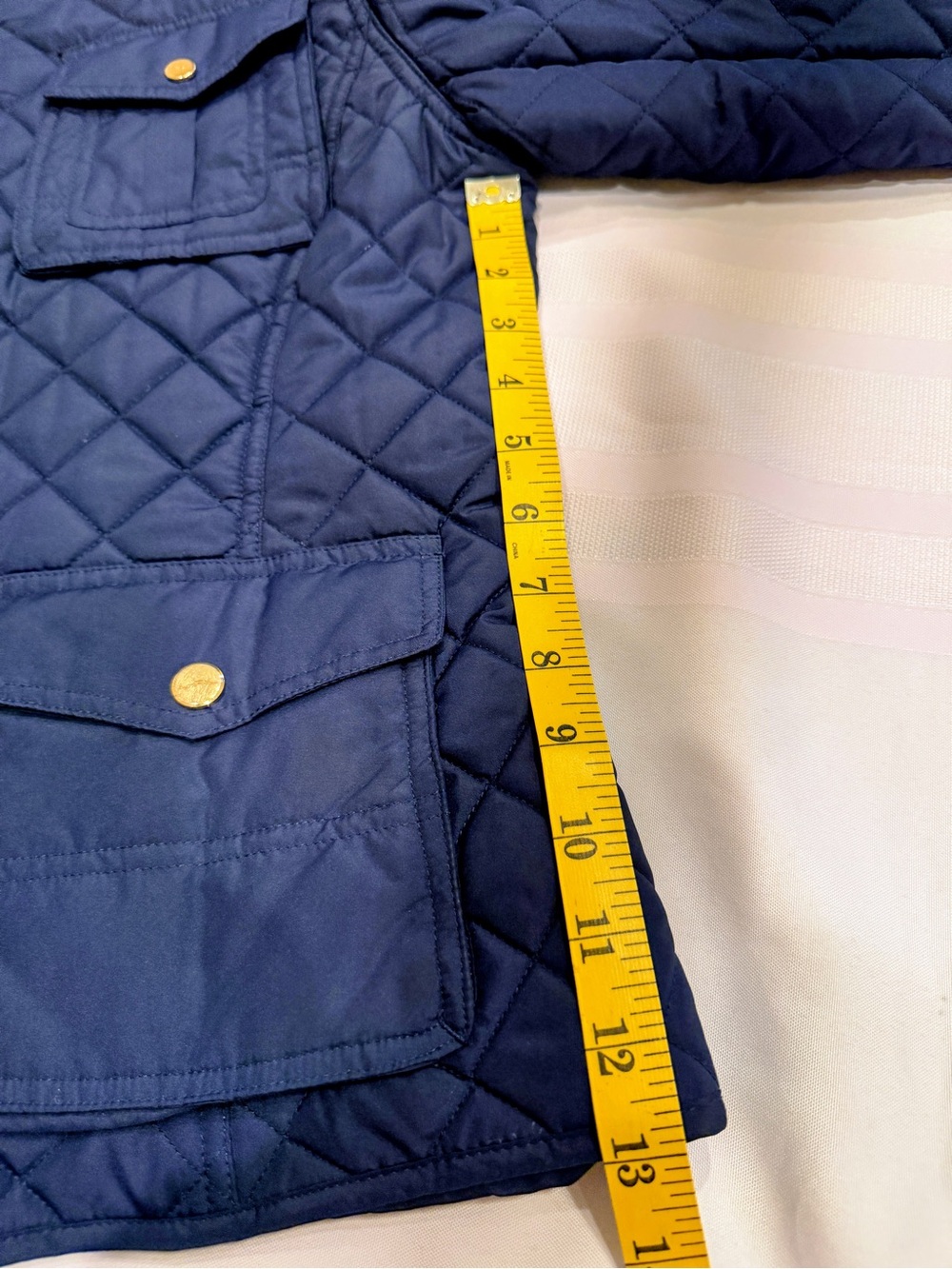 Ralph Lauren Quilted Navy Women’s Jacket - Size M - Picture 6 of 8
